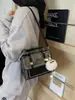 Bolso Texturizado Estilo Commuter Vintage Otoño 2025 Nuevo Nicho Versión Coreana Mochila Bolso Cuadrado Pequeño Bolso Versátil para Mujer