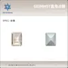 6*8mm Cristal de Rocha de Cinco Passos Diamante de Cristal K9 Retangular Ângulo Reto Acessórios Explosivos Vidro Joias para Nail Art Diamante para Nail Art Atacado