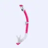 Tubo de Respiración Suave de Silicona para Natación y Snorkel Transfronterizo Equipo de Snorkel Gratuito para Adultos y Hombres, Tubo de Respiración de Buceo Totalmente Seco