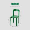 Silla Nórdica Simple de Madera Maciza Silla de Comedor Hogar Restaurante Silla con Respaldo Moderna Lujo Ligero Celebridad de Internet Suave Creativa Taburete de Escritorio