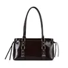 2026 Bolsa Feminina Casual de Luxo Bolsa de Moda Coreana de Nicho com Textura Bolsa para o Dia a Dia Bolsa Tote Bolsa de Mão Versátil para Mulheres