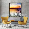 Pintura de Diamante 5D DIY Completa Diamante Paisagem Pôr do Sol na Praia Mosaico Bordado Pintura Decorativa Combinação de Ternos Fábrica Atacado