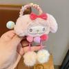 Cabeça de boneca de pelúcia Kulomi Corda Bola de pelo de alta elasticidade Desenho animado Canela Cachorro Bonito Merlot Menina Acessórios para cabelo