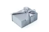 Caja dura personalizada, caja plegable premium, caja de regalo plegable de una sola pieza, caja plegable con tapa abatible magnética, cinta de satén