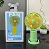 Ventilador de Mão Portátil Pequeno de Flores Recarregável por USB Mini Ventilador Elétrico Desktop de Estudante Presente para Crianças Venda Direta da Fábrica