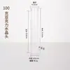 Caixa de Armazenamento de Incenso Plástico Acrílico Transparente Tubo de Incenso Tubo de Incenso Recipiente de Armazenamento à Prova de Umidade Pó de Incenso Papel A4