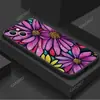 El más vendido de Amazon Estilo Pintura al Óleo Margarita Morada Funda para iPhone 17 para Chicas Funda de Silicona Mate Apple 16Pm