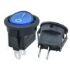 Interruptor con Forma de Barco bajo el Círculo Superior Kcd11 Interruptor Redondo Pequeño de Dos Pines Dos Velocidades 16.5mm Pie de Cobre Interruptor Basculante Tuvce