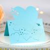 Nueva tarjeta de asiento de boda hueca blanco hielo amor tarjeta de mesa letrero banquete festivo Fábrica de tarjetas venta al por mayor