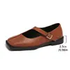 Zapatos de Mujer Tallas Grandes Transfronterizos 2026 Nuevo Estilo Elegantes Versátiles Planos Casuales Cómodos Retro Celebridad de Internet Mary Janes Planos Mujer