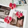 Cabeça de Flor Phalaenopsis para Simulação Filme de Impressão 3D Presente de Acompanhamento para Casamento Caixa de Doces Peça Única para Cabelo Grampo de Cabelo Flor Flor Falsa