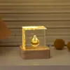 Nova Bola de Cristal de Dente-de-leão Transfronteiriça Luminosa Luz Noturna Flor Eterna Ornamento Decorativo Decoração de Mesa Presente de Aniversário