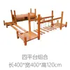 Estructura de madera para trepar para niños al aire libre, Equipo de entrenamiento sensorial para jardín de infantes, Tobogán combinado, Equipo de expansión, Equipo de entrenamiento físico