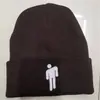 Gorro de punto Winter Star igual al de Billie Eilish Nuevo gorro de punto bordado para hombre y mujer AliExpress