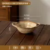 Conjunto de Pratos e Tigelas Cerâmicas de Forno Antigo Japonês para Casa Tigelas Cerâmicas Pratos Conjunto de Louças Estilo Wabi-Sabi Lembrança