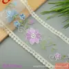 8.5cm Encaje Malla Adorno de Encaje Accesorio para el Cabello Cinta Flor de Rosa Bordado DIY Lazo Hecho a Mano Cinta