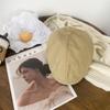 Gorra Estilo Maillard Retro Adelantada para Mujer que Muestra la Cara Boina Pequeña de Pato Sombrero de Periódico Nuevo Primavera y Otoño Circunferencia de Cabeza Pequeña Moderno