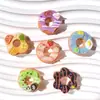 Juguete de comida simulada, frutas, donas, accesorios de pegamento de crema DIY para fundas de teléfono, pinzas para el cabello, materiales hechos a mano, decoraciones de resina