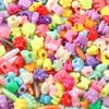 Colar de contas coloridas de primavera para crianças, faça você mesmo, feito à mão, em forma de contas soltas, materiais para pendurar, atacado