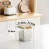 Contenedor de arroz transfronterizo para uso doméstico, a prueba de insectos, a prueba de humedad, sellado, cubo de almacenamiento de arroz de grado alimenticio, caja de almacenamiento de granos