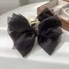 Pinza para el Cabello de Flor de Malla Estilo Coreano para Mujer, Pinza Giratoria de Alta Gama para Moño en la Parte Trasera de la Cabeza, Pinza de Tiburón para Peinado Semirecogido, Pinza Vertical