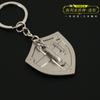 Leyenda de Zelda Lágrimas del Reino de Hyrule mini linkhelia escudo llavero colgante de juguete de metal
