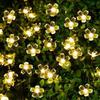Luzes de Fio Solares com 30 Lâmpadas LED de Luz Quente em Formato de Animal para Jardim, Rua, Decoração de Casamento, Invólucro à Prova d'Água, Horas