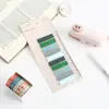 Pegatinas de Índice para Mascotas Serie de Colores Morandi con Regla, Notas Adhesivas Estilo Ins, Reutilizables y Desprendibles, Pegatinas Decorativas para Diario