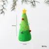 NUCHI Nuevo Árbol de Navidad Mini de Fieltro de Lana Transfronterizo Adorno de Escritorio Decoración Navideña Adorno Colgante para Árbol de Navidad