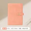 Conjunto de caixa de presente de caderno de negócios personalizado com capa de pele de carneiro e fivela, suporta impressão de logotipo, adequado para uso no escritório e em reuniões