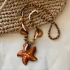 Accesorios de Ropa con Borlas de Estilo Bohemio Colgante de Flor Borla de Estilo Étnico Mariposa Vacaciones Accesorios para Clavícula Joyería
