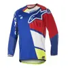 Roupas de Corrida de Motocross Off-Road de Verão com Absorção de Umidade para Homens e Mulheres, Roupas de Downhill, Roupas para Ciclismo de Mountain Bike, Tops de Manga Longa