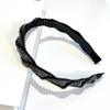 Nueva Diadema Elegante Negra con Lazo de Pedrería Diadema Accesorios para el Cabello de Mujer Pinza para el Cabello de Gama Alta Diadema Joyería