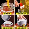 Frasco de Vidrio Almacenamiento de Cocina Frasco Sellado Engrosado Gran Capacidad Frasco Sellado Transparente para el Hogar Frasco de Cáscara de Mandarina Almacenamiento