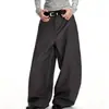 Pantalones de diseño a rayas estilo retro americano 'old money' para hombre y mujer, corte limpio de pierna recta, estilizan y son casuales