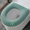 Cojín para Asiento de Inodoro Super Suave Mango Extra Grande Universal Cuatro Estaciones Almohadilla para Inodoro Cojín para Asiento de Inodoro Portátil de Invierno Funda Super Gruesa para Asiento de Inodoro
