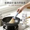 Cepillo para ollas antiadherente de mango largo estilo japonés para uso en la cocina del hogar, no daña las ollas, elimina manchas y limpia, cepillo para ollas de cocina de mango largo