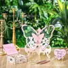 Libro de Mensajes para Invitados de Madera con Mariposa Rosa Regalo para Ceremonia de Mayoría de Edad, Libro de Mensajes para Invitados Estilo Princesa con Marco de Madera para Firma