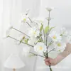 Orquídea Flor Artificial Salón de Bodas Arreglo Floral de Interior Sendero de Flores Decorativo Arco de Plantas Florales Material Floral Decoración de Boda