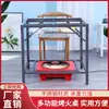 Ensamblaje Calefactor Plegable Mesa de Fuego de Acero Inoxidable Estufa Eléctrica Mesa de Comedor Cuadrada Calefactora Parrilla de Fuego para el Hogar Forma Cuadrada