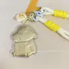 Pingente de Celular Corrente para Pendurar Ouro Puro 999 Pingente de Bolsa Chaveiro Pingente Crayon Shin-Chan Doraemon