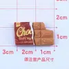 Funda de Teléfono de Pegamento de Crema de Chocolate en Bocados Simulados Materiales Hechos a Mano para DIY Accesorios de Resina para Hacer Accesorios para el Cabello