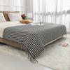 Moderno simples preto e branco houndstooth cobertor decorativo sofá cobertor homestay modelo quarto cama fim cobertor cama bandeira cobrir cobertor