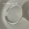 Pulsera Trenzada de Plata de Ley S925 Ouni Han para Mujer Diseño de Nicho Retro Elegante Simple Versátil