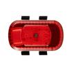 Lanterna traseira de bicicleta mini lanterna traseira de ciclismo recarregável por USB luz de ciclismo equipamento de ciclismo lanterna traseira de aviso de segurança