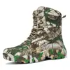 Botas de combate camufladas, botas tácticas nuevas de talla grande, de caña alta, con suela gruesa para senderismo al aire libre, botas de campo de Amazon