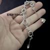 Porta vacío bañado en plata 925 para manualidades, Pulsera de cobre puro hecha a medida, Porta vacío para pulsera bañado en oro blanco, Procesamiento de incrustación de piedras preciosas