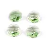 Accesorios para lámparas de cristal bola de cristal 14MM doble agujero cuentas octogonales accesorios de decoración de boda de cristal cuentas sueltas fondo de techo
