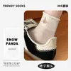 Calcetines con Borde Enrollado para Mujer, Calcetines de Malla Finos de Verano hasta la Pantorrilla, Absorbentes del Sudor, Resistentes al Olor, Estilo Ins con Lazo Versátil para Estudiantes