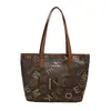Bolsa de Ombro Única de Grande Capacidade Feminina para o Trabalho Versátil Bolsa Tote Graffiti Senso de Design Nicho Item Quente Bolsa de Mão